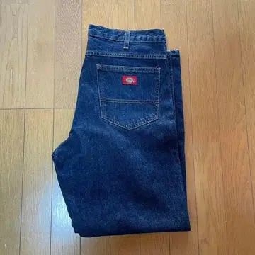 Dickies 다크 네이비 인디고 데님 팬츠 W34 L30 멕시코제