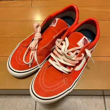 VANS 스케이터 오렌지 스니커즈 ULTRACUSH