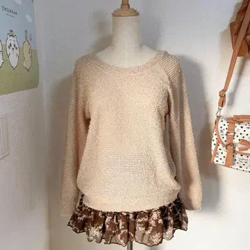 당시 콜자 LIZLISA 계열 백리본 상의 coquette 공주풍 캐주얼