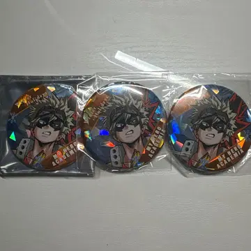 나의 히어로 아카데미아 히로아카 바쿠고 카츠키 발렌타인 홀로 캔뱃지 3개