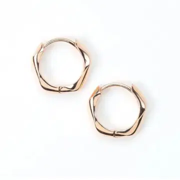 [ 새상품 ] bloom 블루 스테인리스 후프 귀걸이