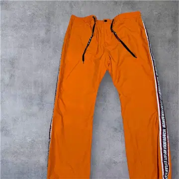 LEFLAH 스트릿 오렌지 팬츠 y2k XXL
