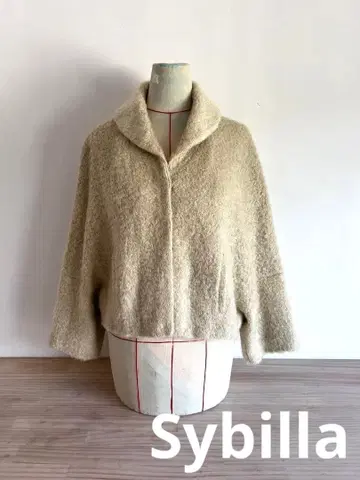 시빌라/상의/자켓/숏코트/라베이지/M/일본제