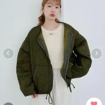 Kastane 리버서블 퀼팅 미들 자켓