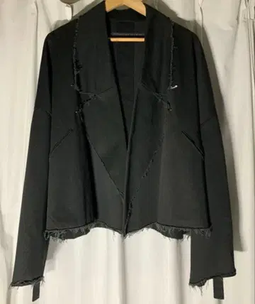 my beautiful landlet 숏 트렌치 데님 자켓