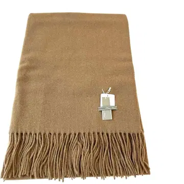 [ 여성용 스톨 ] 택 포함 미사용 새상품 브라운 고품질 울 100%