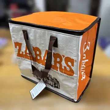 미국 NY ZABAR'S 보냉 에코백 라지 사이즈 택 포함 새상품