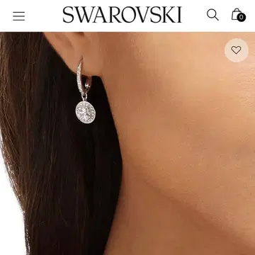 Swarovski Una Angelic 드롭 귀걸이