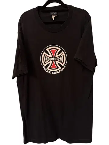 INDEPENDENT 블랙 T셔츠