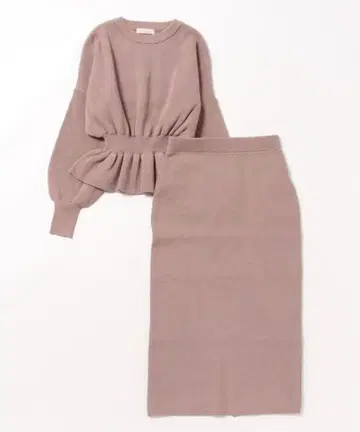 니트 & 타이트 스커트 셋업