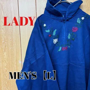 TP117 [ US 수입 ] 맨투맨 [ 남성용 L ] 네이비