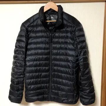 유니클로 블랙 퀼팅 다운 자켓