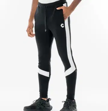 CRONOS ASCENT 트랙 팬츠 [ 블랙 x 화이트 ]