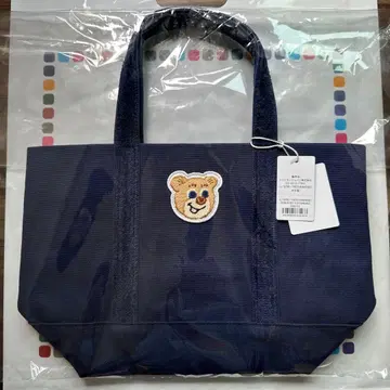 러브리 바이 페이러 올드 테디 와펜 토트백 네이비