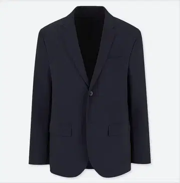 새상품급 유니클로 감동 자켓 (울트라 라이트 코튼라이크) 네이비 L