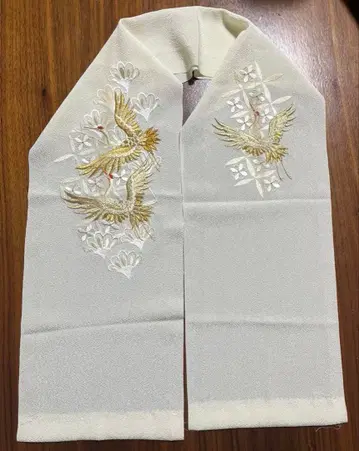 자수 장식용 깃 후리소데 레이어트 카라 하카마 장식 옷깃 춤추는 학