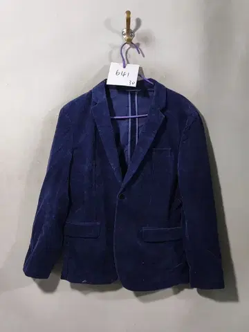 코듀로이 자켓 네이비 / 싱글 버튼