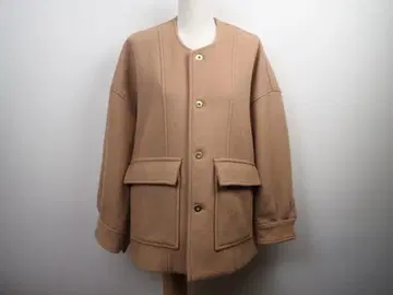 MANON 마농 멜톤 가디건 자켓 카멜