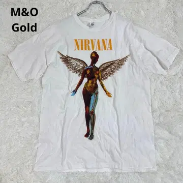 닐바나 NIRVANA 천사 디자인 로고T셔츠 [ XL ]