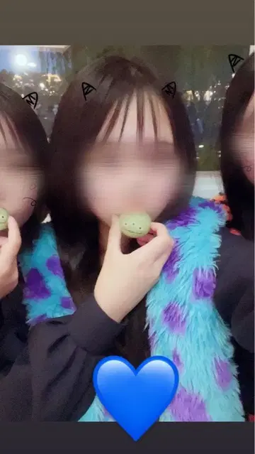 디즈니 샐리 팬캡 머플러