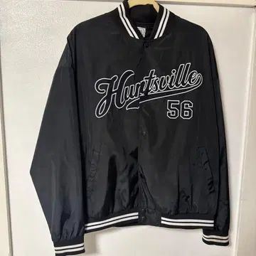Huntsville 56 바시티 자켓 M 사이즈 블랙