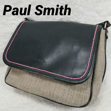 Paul Smith 폴스미스 숄더백 가죽 캔버스