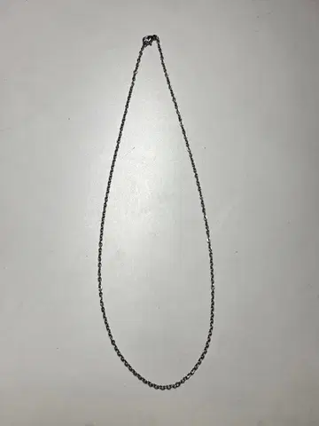 실버 체인 목걸이 약 50cm