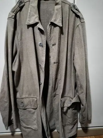 남성용 밀리터리 자켓 M 사이즈 베이지