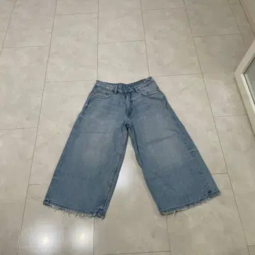 ZARA 로우라이즈 버뮤다 데미지 청바지 EU32 5호