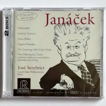 야나체크 관현악 작품집 CD 2장 세레브리에르 & 브루노 필