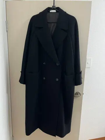 MAISON SPECIAL 블랙 롱 코트 SIZE FREE