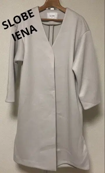 SLOBE IENA V넥 노카라 코트