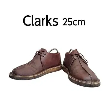Clarks 브라운 레이스업 슈즈 25cm