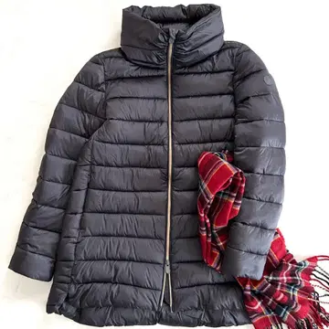 새상품급 세이브 더 덕 하이넥 라이트 자켓 그레이 사이즈 3 미들 기장