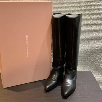 FABIO RUSCONI 파비오 루스코니 F-5572 롱 부츠 블랙