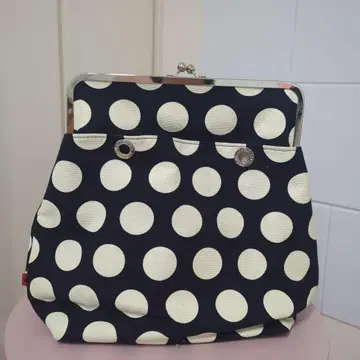 컨디션 최상 아야노코지 가마구치 토트백 도트 끈 없음