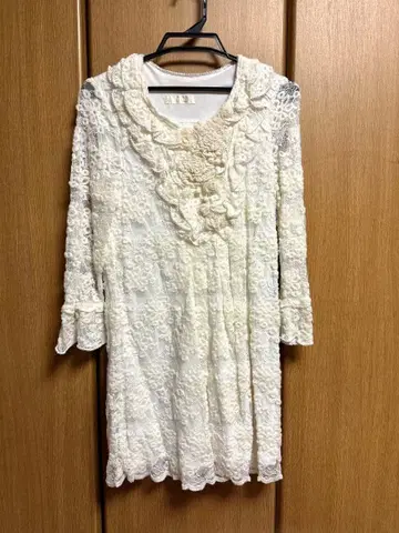 INGEBORG 화이트 레이스 튜닉