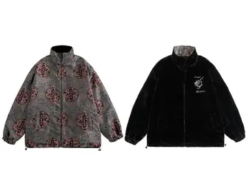 퍼 블루종 남성용 자켓 양면 착용 스탠드 카라 방한 가을/겨울 아이템