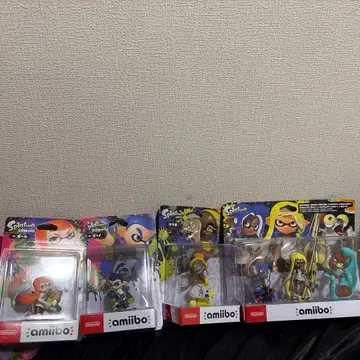 Splatoon amiibo 피규어 6체 세트