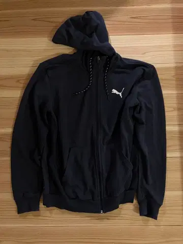 PUMA 네이비 사이즈 L 풀 집업 후드티와 조거 팬츠 상하의 세트