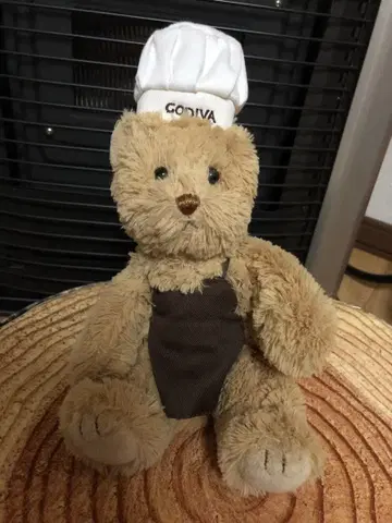 GUND사 GODIVA 고디바 테디베어 봉제 인형 곰 셰프 한정판