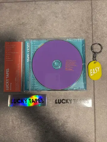 LUCKYTAPES CD 스티커 키링 씰