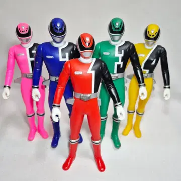 특수전대 데카레인저 소프트 비닐 피규어 세트 17cm