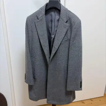 D'URBAN 일본제 체스터 코트 그레이