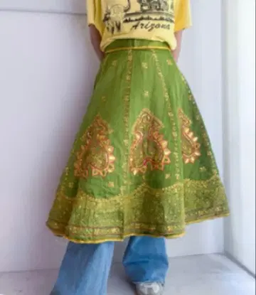 구제 의류 스커트 민족