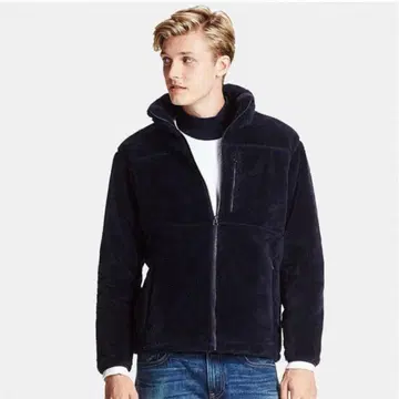 [ 새상품급 ] 유니클로 UNIQLO 블록테크 실키 플리스 자켓 S