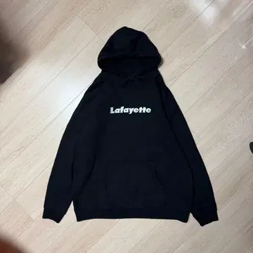 Lafayette 로고 후드티 XXL 블랙 라파예트