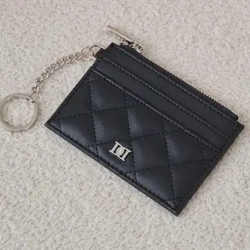 Darich 다리치 DD 로고 퀼팅 트래블 세트 카드 케이스 BLK