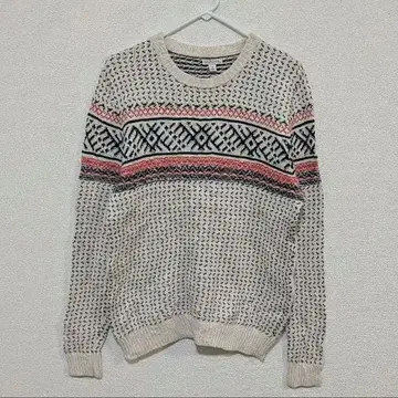 MERONA 눈꽃 패턴 스웨터