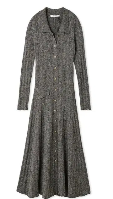 SNIDEL 스나이델 2025AW 2nd 프론트 버튼 니트 원피스